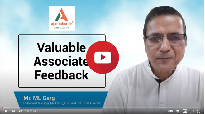 Hukma Ram Prajapat fulfilling glass packaging needs for the past 40 years – M.L. Garg, HNG & Industries